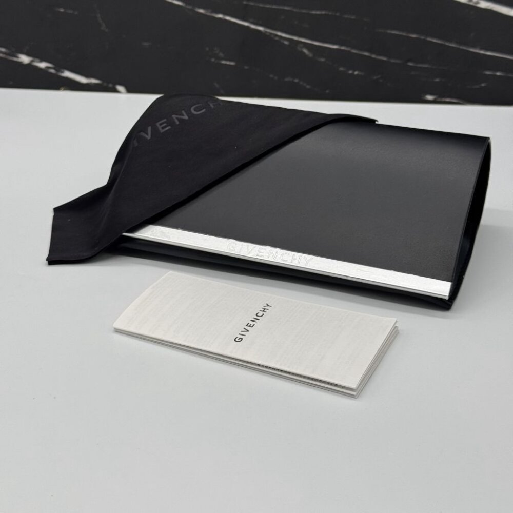 NEW GV40082I 02A GIVENCHY MATTE BLACK WITH STONES WOMEN GIVENCHY SUNGLASSES - Picture 12 of 12